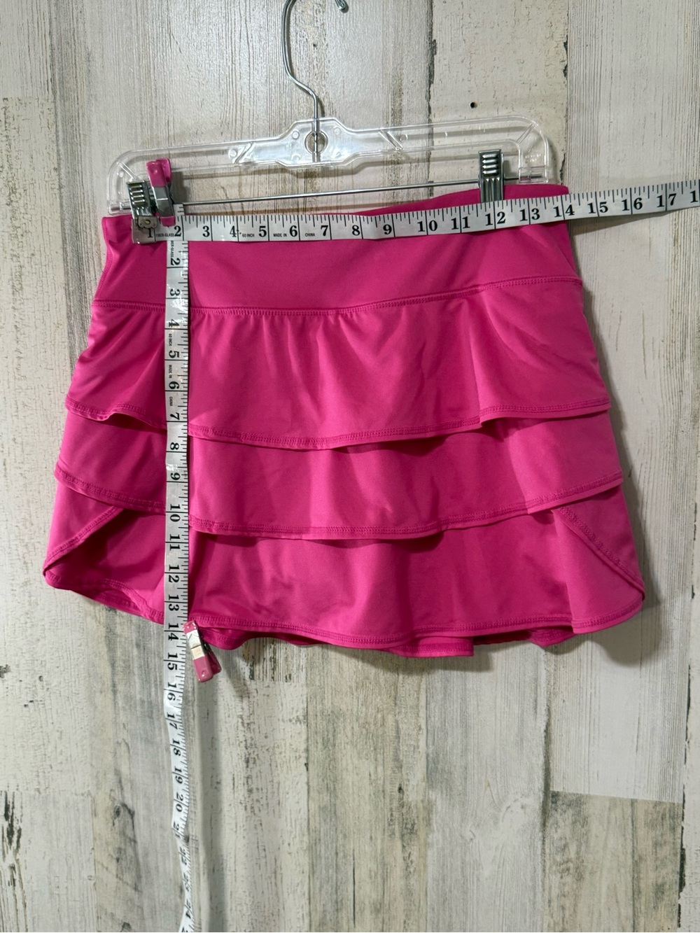 Ideology Hot Pink Tiered Ruffle Mini Tennis 🎾 Pickleball Golf Athletic Skirt - Picture 3 of 10